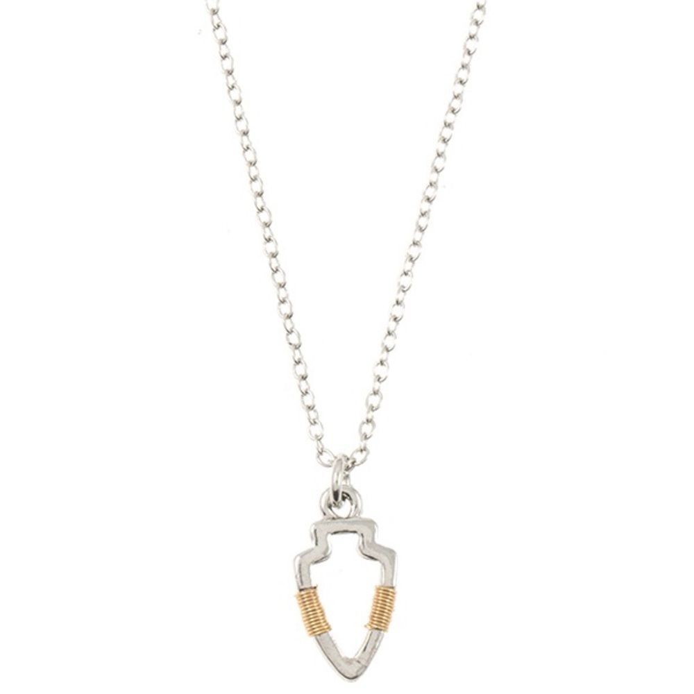 Silver Arrow Necklace Mini Pendant Earring Set NWT jewelry